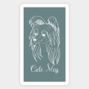 Cute Mess Chinese Crested Magnet